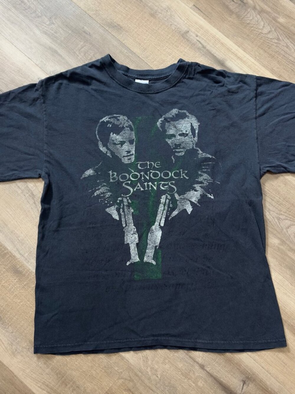 Vintage The Boondock Saints Movie Promo T-Shirt Mens Large Black